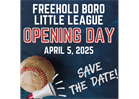 Save the Date- Opening Day
